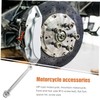 BUGUUYO Motorcycle Metal Axle Kit with Bolts Front and Rear