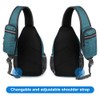 WATERFLY Sling Bag Sling Backpack Crossbody Bag Hiking Daypack for