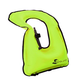 OMOUBOI Snorkel Vest for Adults Swim Vests Inflatable Snorkeling Jackets for Diving, Snorkeling, Swimming Safety (Suitable for 100-220 lbs) (Green)
