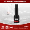 MIXPOWER 1/2" Drive 14mm Hex Impact Bit Socket, Allen Bit