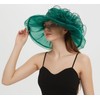 ORIDOOR Women’s Organza Tea Party Wedding Fascinator Hat Anti Wide