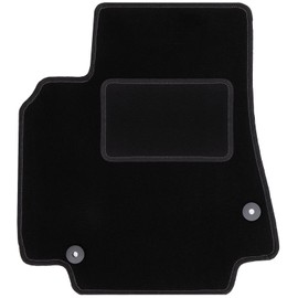 Wielganizator Car Mat - Fits Citroen Berlingo II Estate, Multispace, 5 Seater 2008-2018 - Velour - Car Accessories - Car Floor Mats - Floor Mat Car - 1 Piece - Black