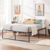 VECELO 18" Queen Size Tall Bed Frame Metal Platform/Mattress Foundation/No