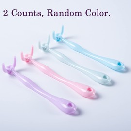 NO-Waste - Mango de hilo dental para limpieza de dientes de adultos y niños, reutilizable, 2 unidades