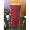 chaos cellar Cherry Finish Wooden Wine Bottle Holder with wine