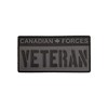 PVC Morale Patch - Canadian Forces Veteran - Black &