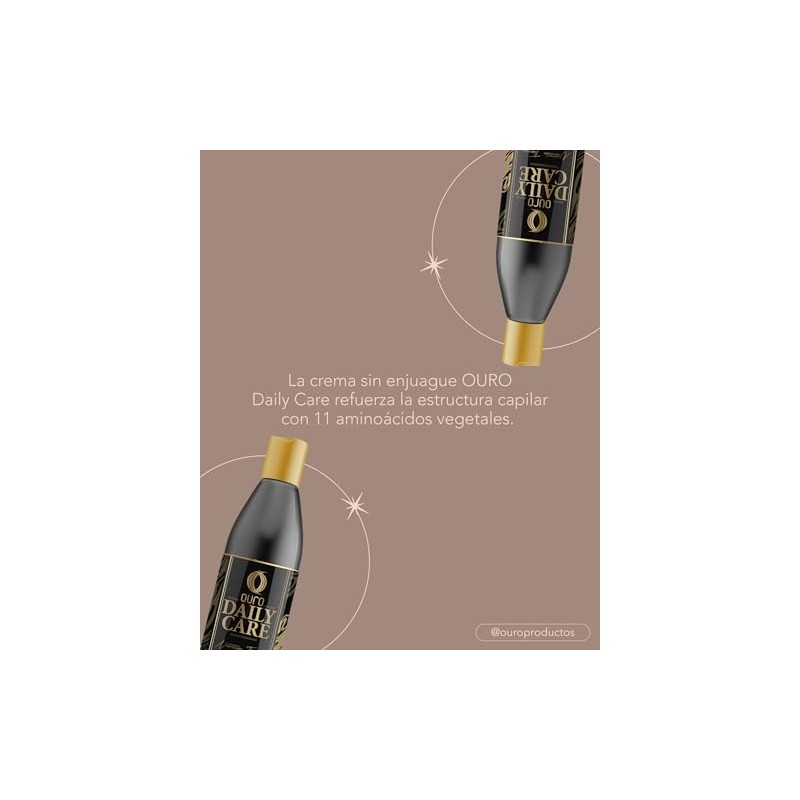 Ouro Daily Care Tratamiento Capilar Sin enjuague Nutrition Therapy 240ml.