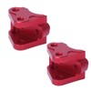 2pcs Front Rear Lower Shock Linkage Link Mount Fit for