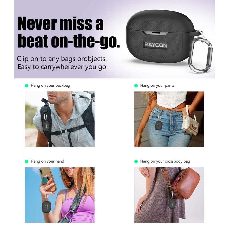 AGENTNANO [3 in 1] for Raycon Everyday Earbuds(2024 Edition) Case