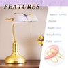 Swpeet 3Pcs Gold 120" Metal Ceiling Fan Pull Chain Extension