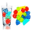 Fruit Shape Reusable Ice Cubes BPA Free (30) Multicolor