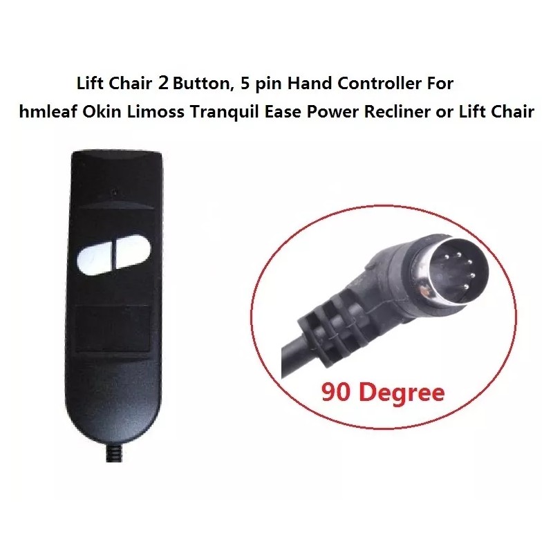 Okin Limoss Pride Medlift ELECTRIC RECLINER REMOTE CONTROL, TWO (2)
