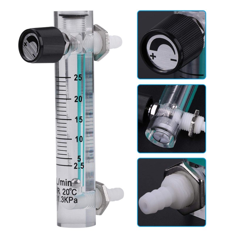 Heayzoki Tube Type Acylic Flowmeter, Air Flowmeter Oxygen Flowmeter, Flowmeter
