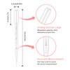 G2PLUS Plastic Transfer Pipette 3ml Washable Pasteur Pipettes Measuring Pipettors