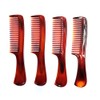 Maple Dressing Detangling Handle Printed Hair Comb Combo Set for