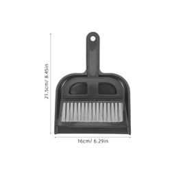 GLEAVI 1 Paquete De Mini Recogedores con Cepillo Escoba Pequeña Y Recogedor Escoba Portátil De Mano Y Barredora De Migas para Limpiar Mesa Encimera Sofá Teclado ()