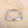 Xerling Chunky Geometric Square Bangle Simple Fashion Wrist Bracelet Women