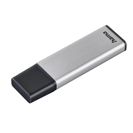 Hama 256GB USB Stick USB 3.2 Gen 1 Data Stick (90 MB/s Data Transfer, USB Stick with Eyelet for Attaching to Key Ring, Memory Stick with Closure Cap e.g. for Windows/MacBook) Silver