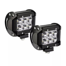 Dual Blazer Backup Sq LED Light Pair Fits Military Humvee 24v M998 H1