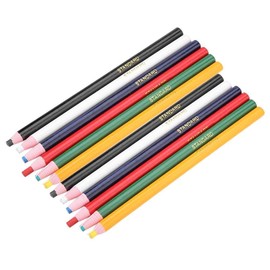 12pcs Tailor's Chalk, 6 Colours, Chalk Sewing, Fabric Chalk, Track Reader for Dressmaking Sewing Accessories, Eraser Pen