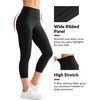 Yvette Capri Leggings with Pockets for Women Tummy Control Workout