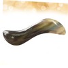 SAFIGLE 14cm Buffalo Horn Gua Sha Scraping Board Curved Facial