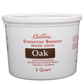 Camerons Products Smoking Chips - (Oak) 5 Quart Kiln Dried, Natural Extra Fine Wood Smoker Sawdust Shavings