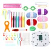 12 Pcs Crochet Needle Set Aluminum Oxide Weaving Sewing Knitting