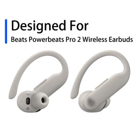 NANLANFAN Replacement Foam Eartips for Powerbeats Pro 2, Ultimate Comfort, 3 Pairs (S/M/L, Gray)