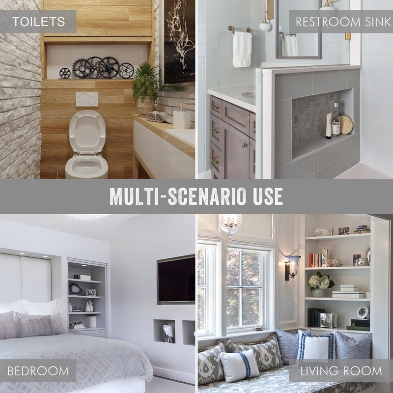 Uni-Green Shower Niche Ready for Tile 16"X34"(16"x14"+16"x20"), Set of Two