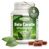 Greenfood Beta Carotene Capsules, 50,000 iE (30 mg), Vegi-Capsules, Extra
