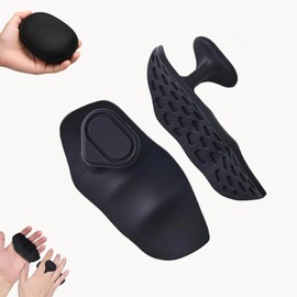 Non-Slip Gym Grips for Men and Women,Weight Lifting Hand Grips with Storage Case,Ideal for Strength Training,Crossfit and Workout Support (1 Pair)-Black