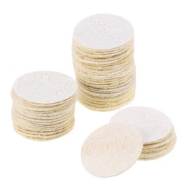 VICASKY 50 Pcs Reusable Loofah Facial Wash Pads Gentle Makeup Remover for Skin Care Soft Exfoliating Sponges for Daily Cleansing and Travel