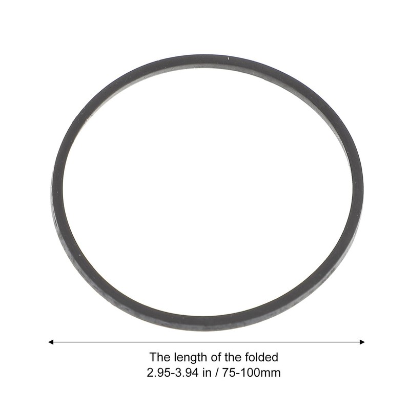 SEWACC 20pcs Recorder Rubber Belt Repair Maintenance Durable Rubber Belt