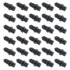 Topkidame 30pcs Double End Xmas Tree Retainer Clip Fastener 11/32"