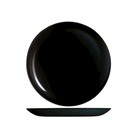 PENGO Premiere 6800627 Plate Opal Glass Black 27 cm Glass