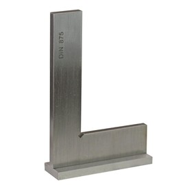 CNC Quality Precision Control Angle 75 x 50 mm with Stop – Stainless Steel – DIN 875/0