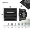 Vent Systems Ø100 mm / 4" Inch - Black Air