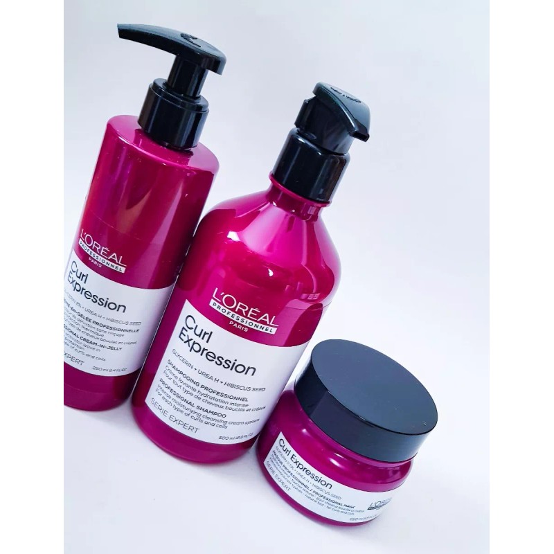 L'Oréal Loreal Curl Expression Shampo Crema Hid 500 + Masc