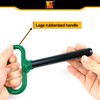 Wellmax 2-Pack 5/8" x 4-1/2" Steel Hitch Pin with 4pcs