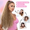 YUMOREAL Drawstring Ponytail Extension 26inch Long Fluffy Wavy Hairpiece for