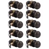 Probrico Door Knob 10 Pack, Interior Door Handles Keyless Passage