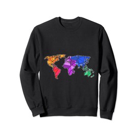 World map Sweatshirt