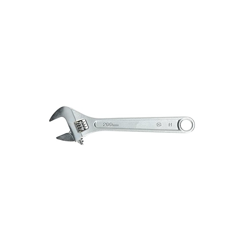 Seshin Buffalo DRAAK Adjustable Wrench 8 Inch 200mm with Wide