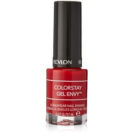 Revlon Colorstay Gel Envy Longwear Nail Enamel, All On Red, 0.04 Fluid Ounce