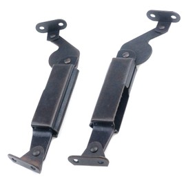 Coshar 2Pcs Spring Lid Support Hinges Heavy Duty Lid Hinges Soft Closing Spring Hinge for Sofa, Cabinet, Box, Red Bronze