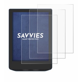 Savvies Pack of 6 Screen Protectors for PocketBook Verse Pro Colour Ultra Transparent