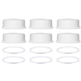 Nenesupply Travel Bottle Caps Lids Compatible with Nenesupply Bottle Spectra Bottles Avent Bottles Wide Mouth One-Piece Cap for Breastmilk Storage and Collection Leak Proof with Sealing Ring