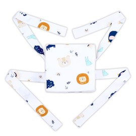 Child Booster Seat Booster Seat Chair, 32 x 32 x 8 cm, Seat Cushion, Children's Booster Seat Chair Raiser Cushion for Toddlers, Dining Table, Chair Cushion and Baby Seat, Rainbow