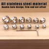 304 Stainless Steel Stop Bit Collar Set Drill Tool (3,4,5,6,7,8,9,9.5,10,12,14,16mm)